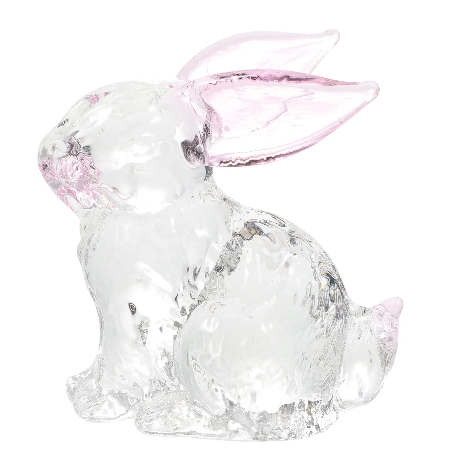 

Rabbit Bunnystatue Animal Crystal Figurines Figurine Decor Figure Sculpture Ornament Easter Blown Decoration Ornaments Hand