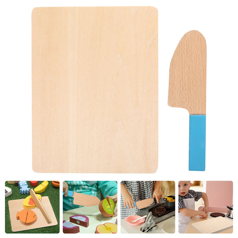 

1 Set Interesting Kitchen Practical Kitchen Kids Cutter and Kneading Board
