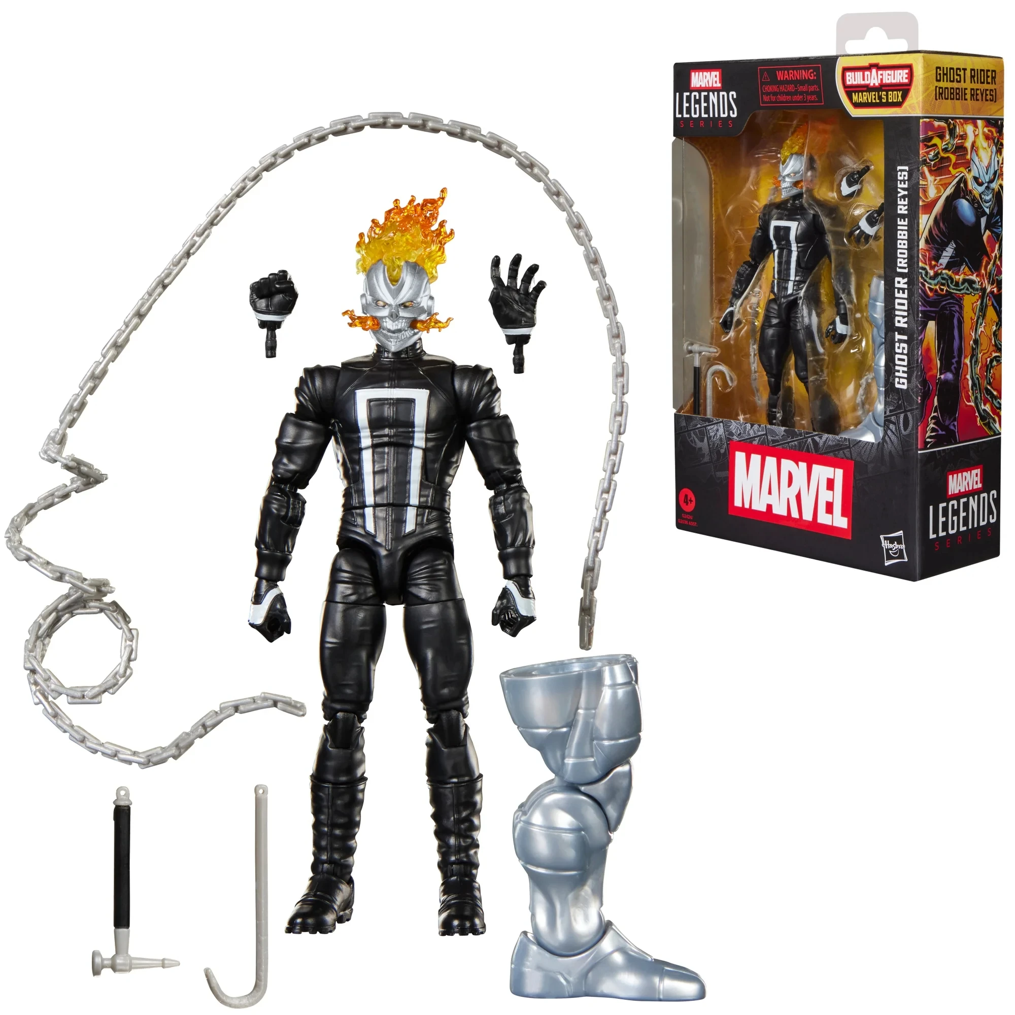 Фото Предзаказ: Коллекционная фигурка Hasbro Marvel Legends Series Ghost Rider (Робби Рейес) из комиксов Avengers, 6-дюймовая, G2424 №1
