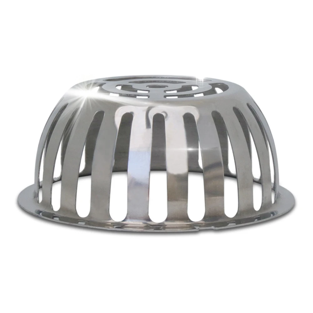 

Stainless Steel Anti-clogging Roof Floor Drain Balcony Drainage Roof Round Floor Drain Cover Large Displacement Rain Strainer