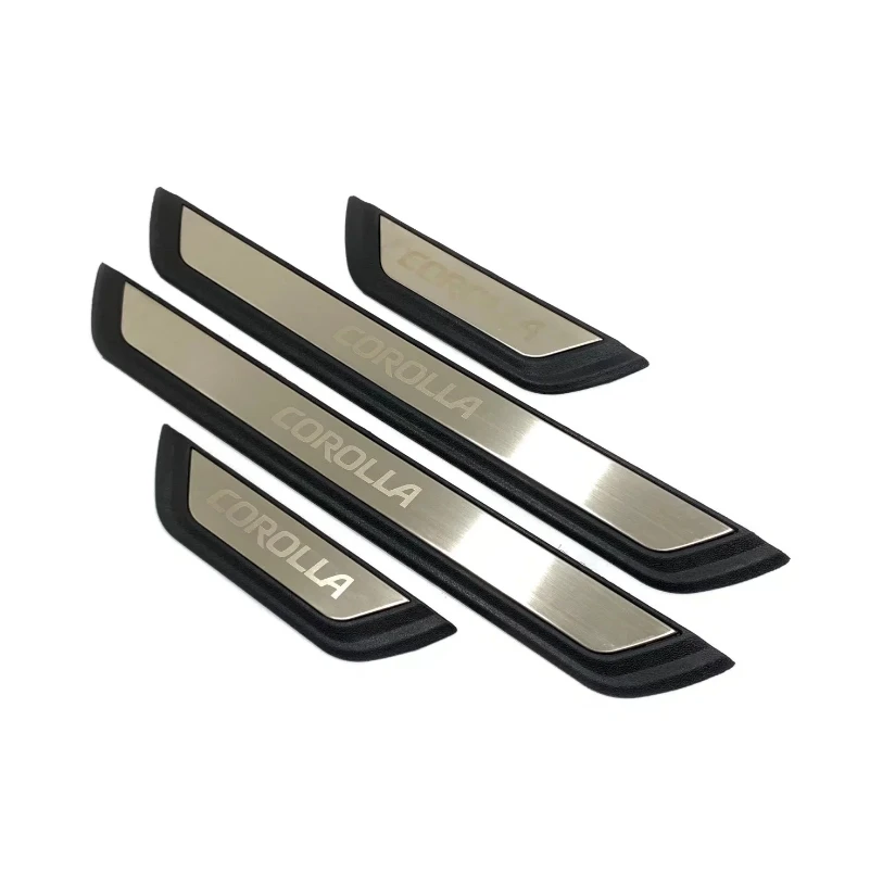 

Аксессуары для интерьера, накладки на порог, противоударные украшения, накладки на бампер, антигрязные наклейки для Toyota CHR Corolla 2017-2023