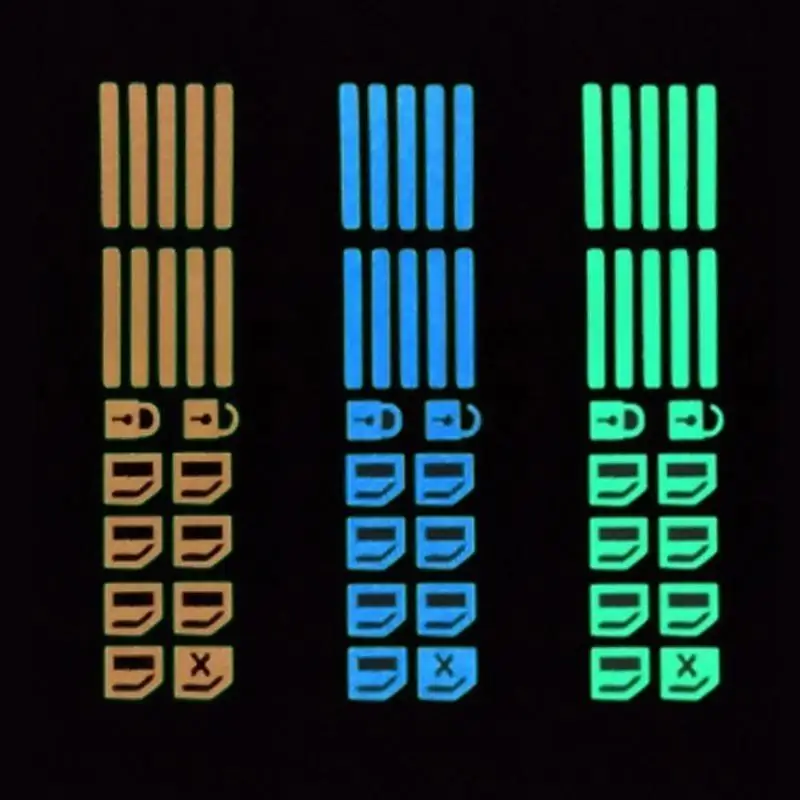 Автомобильная светящаяся многофункциональная наклейка на кнопку для Citroen C1 C2 C3 C4