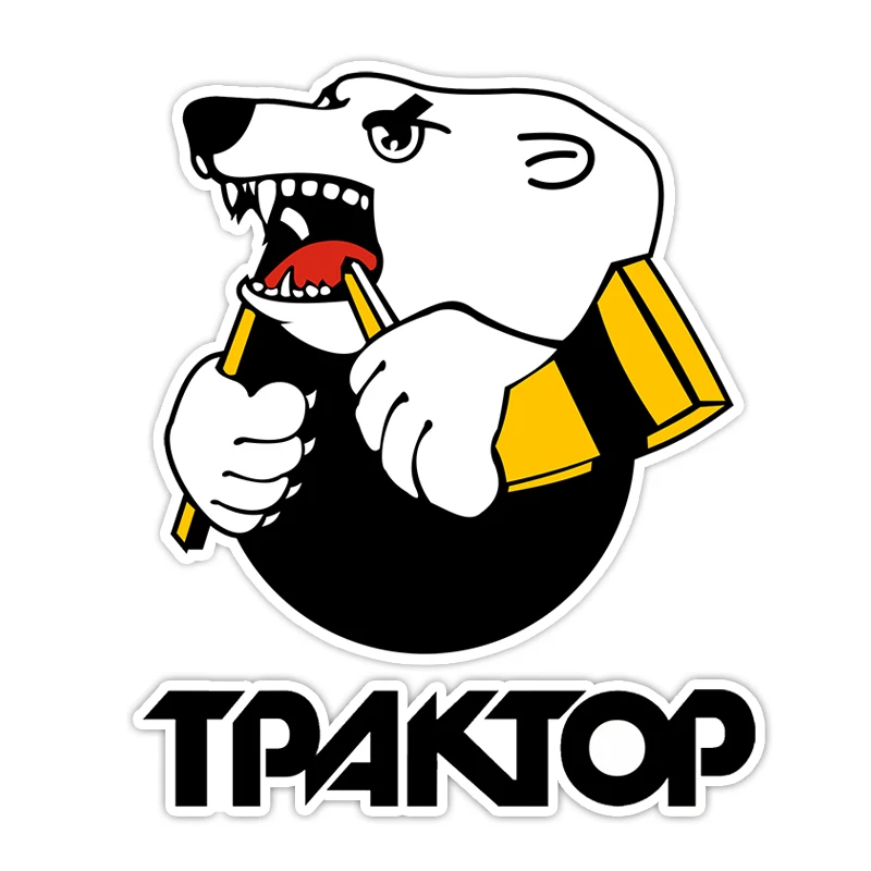 

Трактор кхл ГО лого виниловая наклейка автомобильная наклейка водонепроницаемые автомобильные декорации на бампер заднее окно