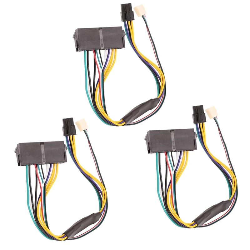 

3Pcs Applicable To For HP Z230 24P To 6P ATX PSU Power Supply Cable Applicable To For HP Z230 Z220 SFF Motherboard