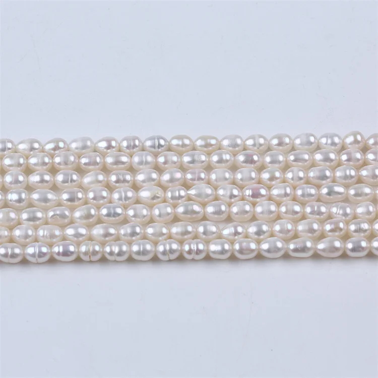 Бусины Из Натурального пресноводного жемчуга 5-6 мм |