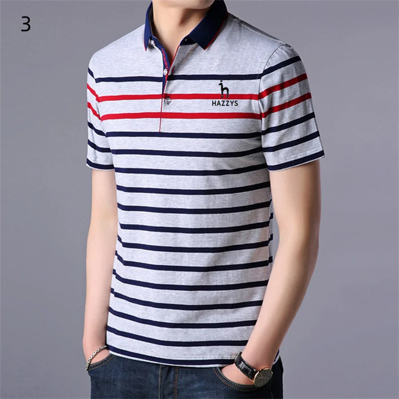 Hazzys 2023 New Men's Golf Short Sleeve T-shirt Summer Clothes Summer Body T-shirt Youth Trend