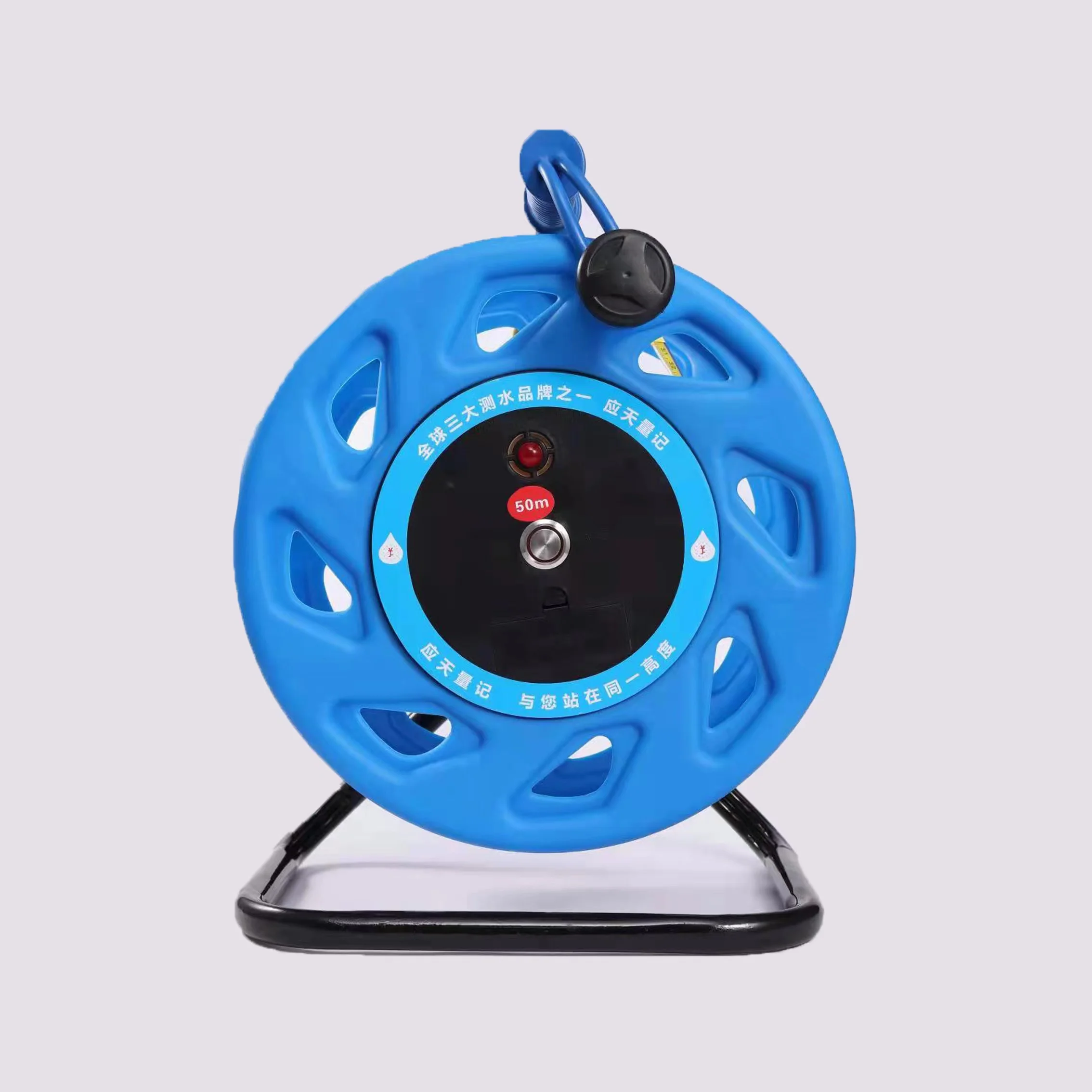 

Water Tank Level Meter Tester Water Detection Unit Measuring Tape Reel 30-500m Water Well Level Sounder