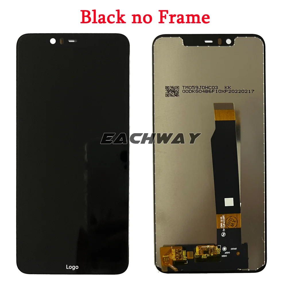 5 86 for nokia 5 1 plus lcd display touch screen digitizer assembly replacement phone screen for nokia x5 ta 1120 lcd display free global shipping
