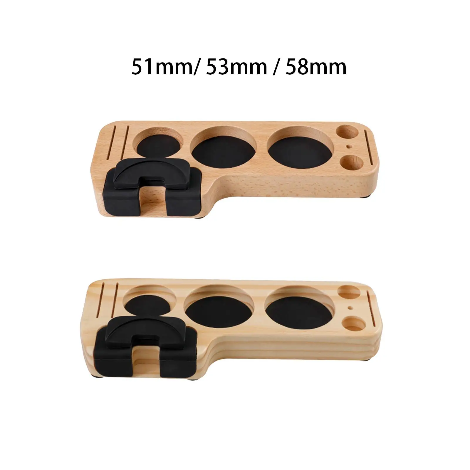 

Espresso Tamper Holder Tools Coffee Tamper Holder Non Slip Tamping Station Wooden for Coffee Shop Commercial Use