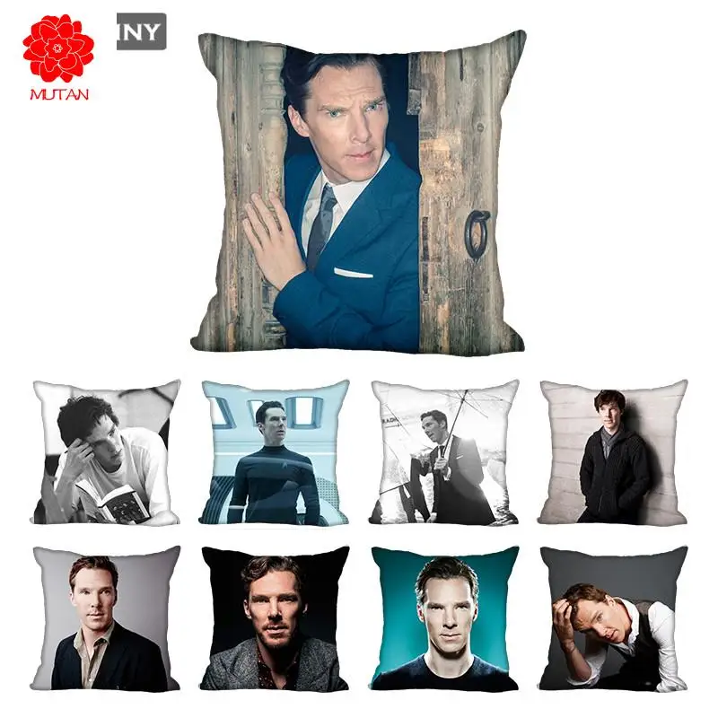 

Benedict Cumberbatch Pillow Case For Home Decorative Pillows Cover Invisible Zippered Throw PillowCases 40X40,45X45cm