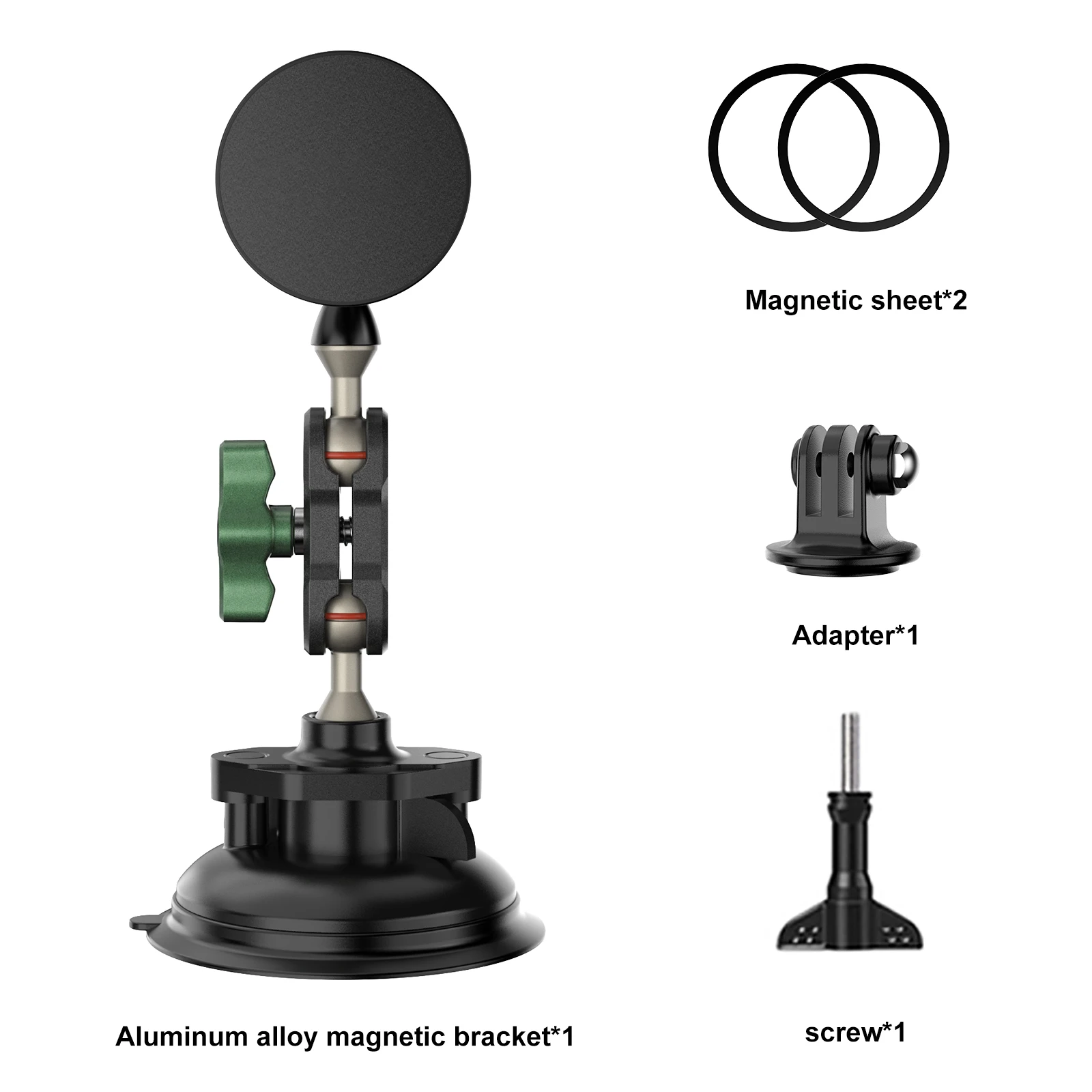 Магнитная присоска Автомобильный держатель для телефона вращающаяся на 360 градусов шариковая головка магнитное крепление для Gopro Hero 11 10 9 Magsafe держатель для телефона
