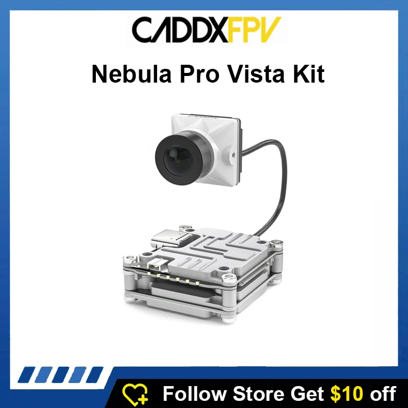 

Caddx Nebula Pro Vista Kit 720p/120fps Low Latency HD Digital FPV System 5.8G FPV Transmitter for RC Mini Drone CADDXFPV