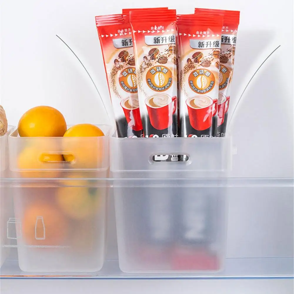 

Fridge Freezer Shelf Holder Organiser Kitchen Refrigerator Storage Rack On The Side Of Refrigerator Translucent Storage Holders