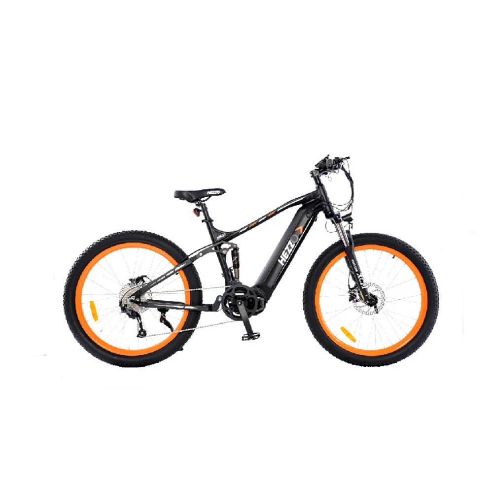 

27 Inch Electric Bicycle Front And Rear Mechanical Disc Brakes Aluminium Alloy Oil Gas Fork Octagonal Central Motor Long Range