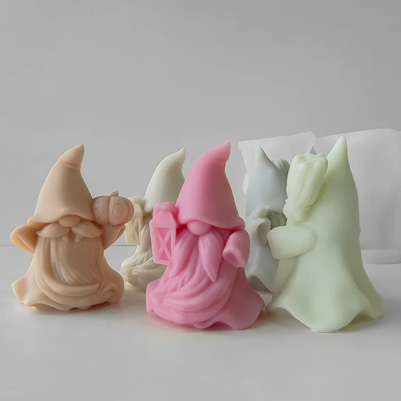 Хэллоуин карлик силиконовая форма DIY ароматическая свеча гипсовые украшения