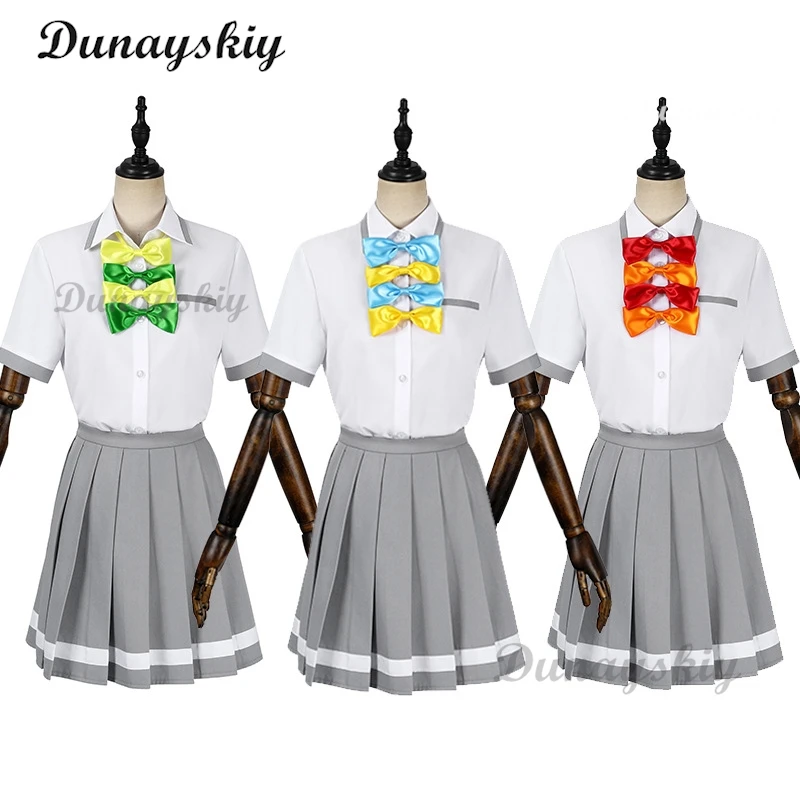 Аниме Makeine слишком много потеряющихся героев Анна янами Косплей Костюм Чика