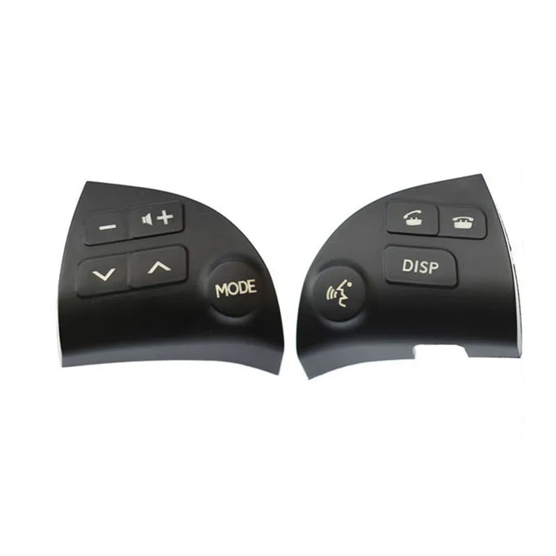 

2 шт. для Lexus ES350 ES240 2006-2012 Автомобильное рулевое колесо, управляющая Кнопка громкости, крышка переключателя
