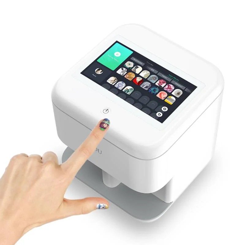 

Intelligent Nail Polish Painting Machine 3D Photo Drawing Nails Design Stamp Printing Manicure Nail Printer