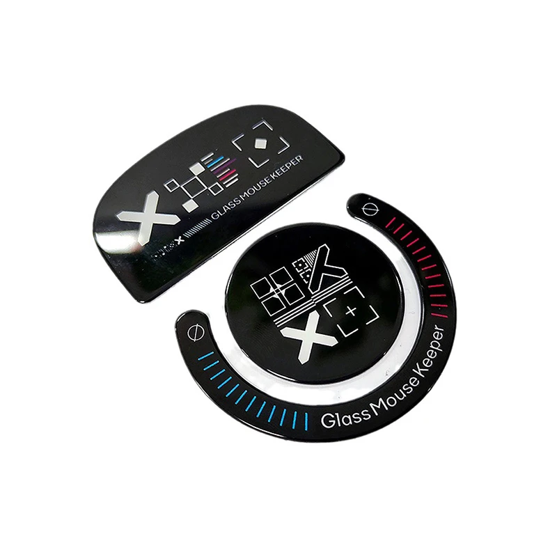 

1 Pack Highquality Glass Mouse Skates Glide Feet Pads Mouse Feet Sticker Anti Slip Superlight Rounded Curved Edges Accessories