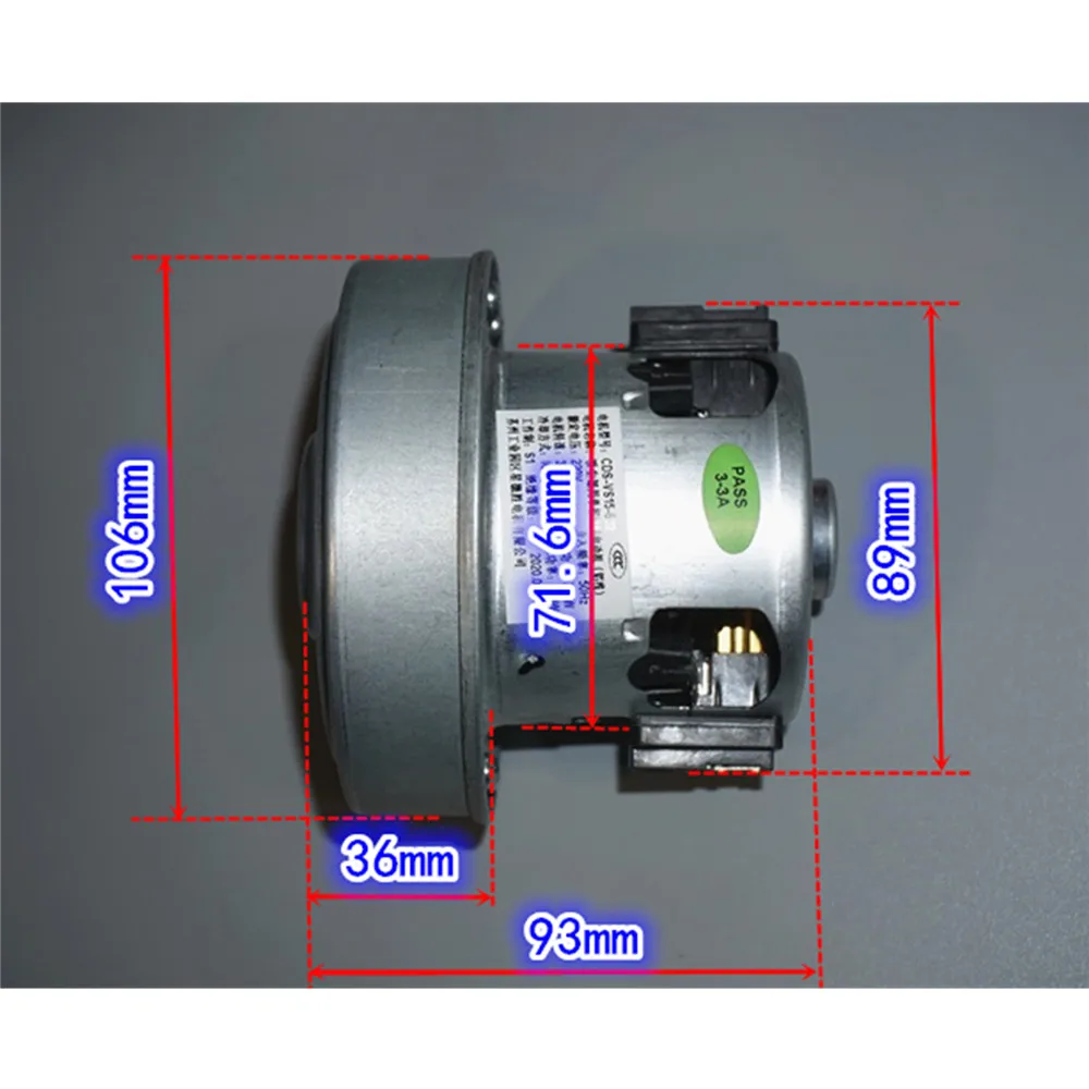 

220V Vacuum Cleaner High-speed 34000RPM Motor for CDS-VS15-802 Robotic Vacuum Cleaner Parts Replaceme