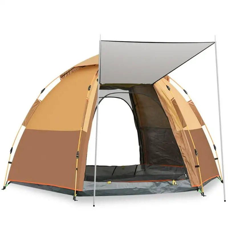 

Палатки для кемпинга на 6 человек, съемная семейная кемпинговая палатка с мгновенной всплывающей поверхностью, портативная фотопалатка, водонепроницаемая ветрозащитная для