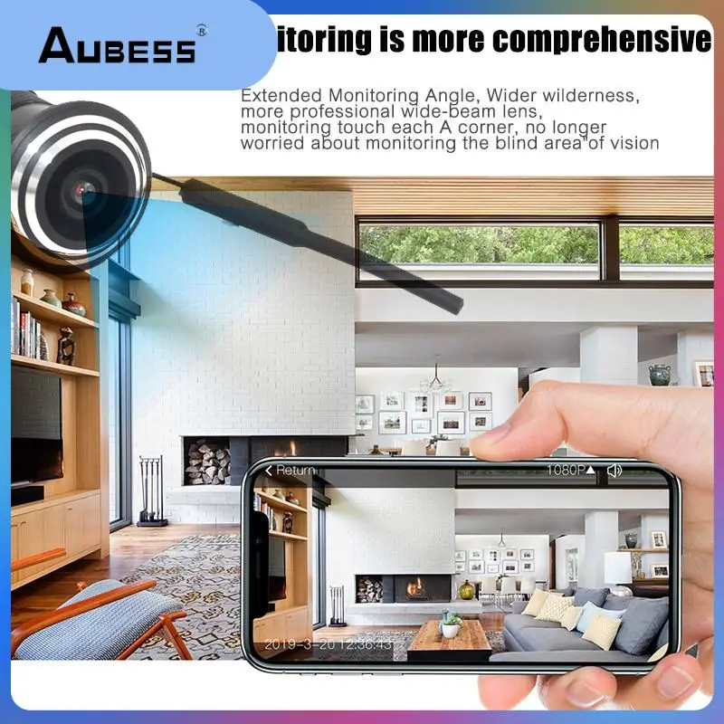 

Charging Audio Door Camera Fisheye Lens 1.66mm With Speaker Tuya 1080p Camera Alarm Wide Angle Security Monitor Household