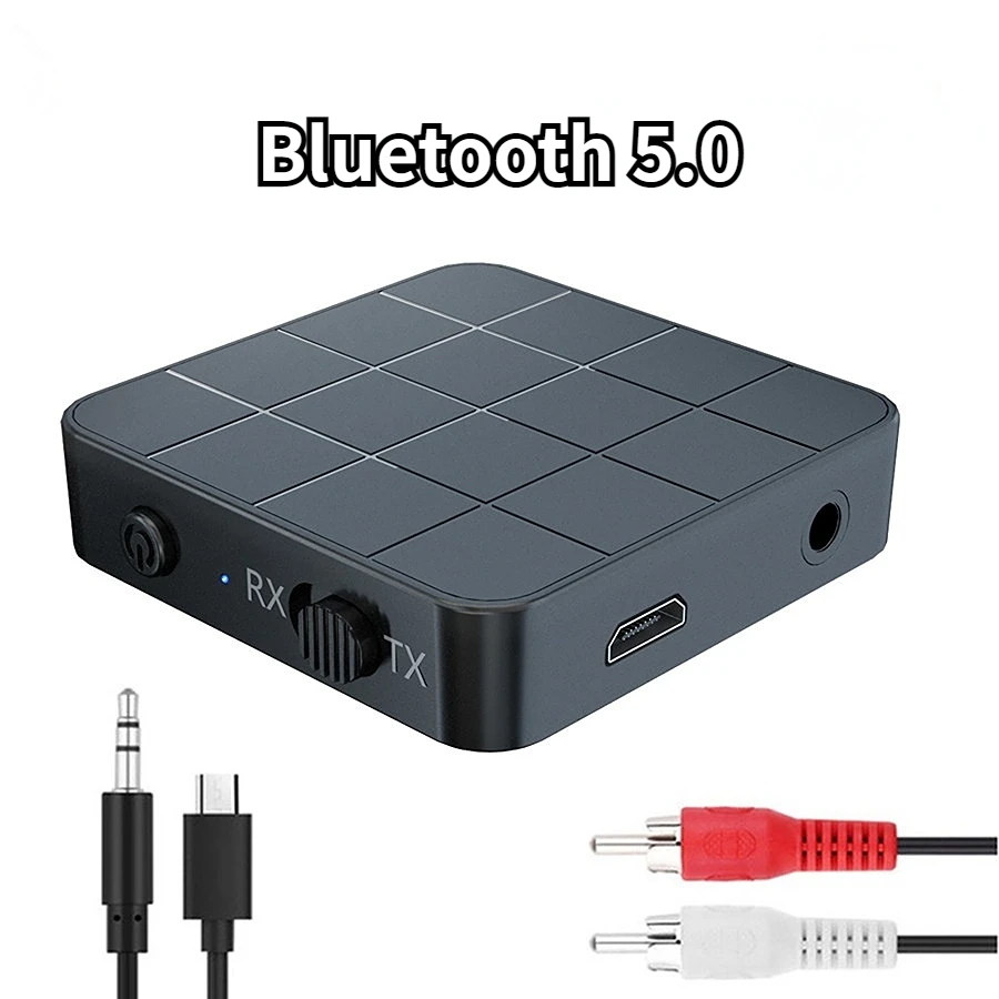 

Аудиоресивер 2 в 1 KN321, Bluetooth 5,0, передатчик, музыка, стерео, беспроводной адаптер с разъемом AUX RCA 3,5 мм для ПК, ТВ, автомобиля