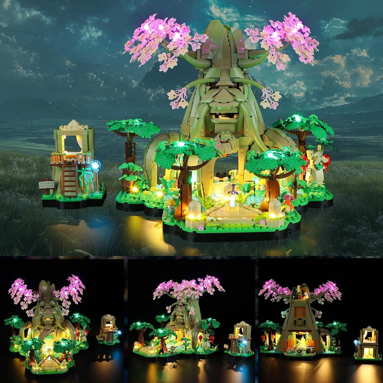 HPROSPER светодиодный (без модели) для LEGO 77092 светильник Great Deku Tree 2 в 1 строительные