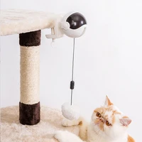 the fairy ball electric cat toy is a cat toy with an automatic lifting ball with feathers smart playmate elf plays cat ball