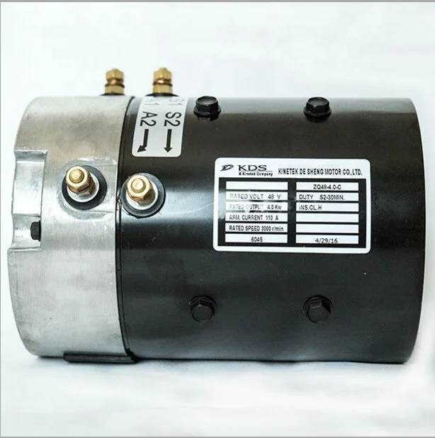 

brush brushless ac dc traction motor 48V 110A 4KW