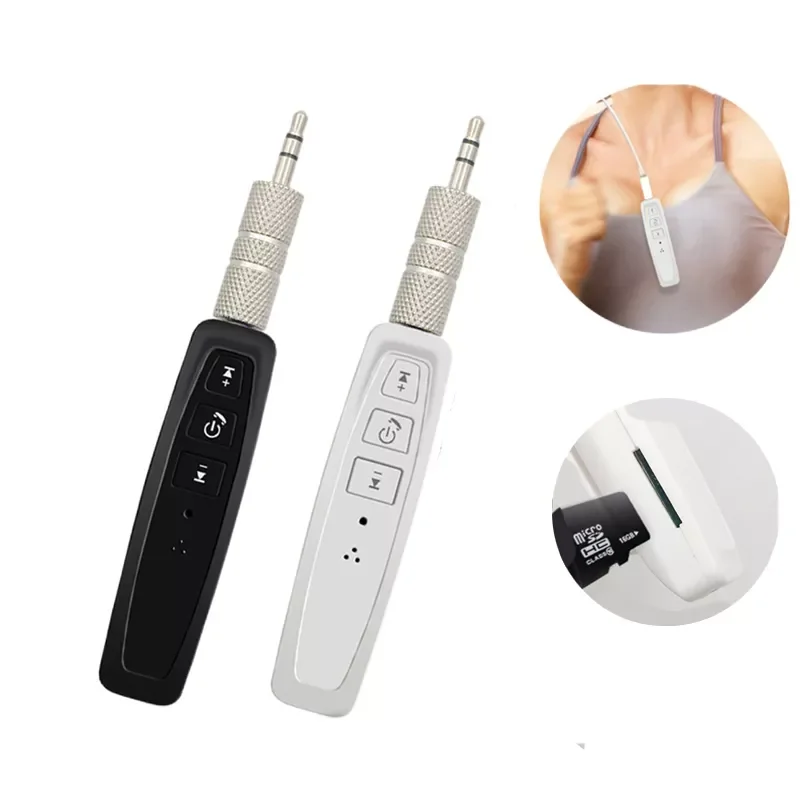 

Receiver Car Mobile Audio Compact And Lightweight Adapter 3.5mm Car MP3 Player Bluethooth Transmiter