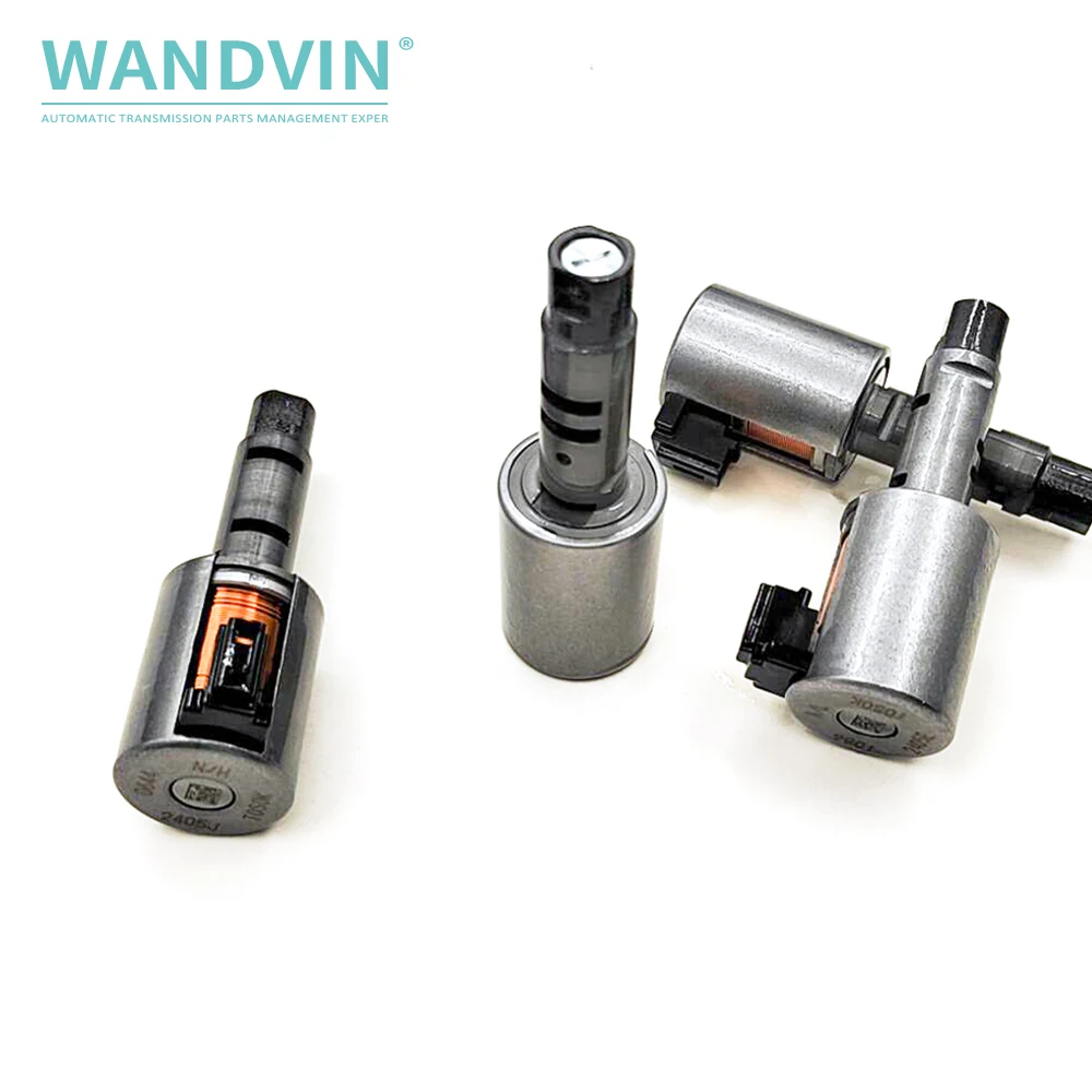 

4pcs Automatic Transmission JF015E RE0F11A Shift Pressure Solenoid Valve Set for Nissan CVT Sentra Tiida Sunny Accesorios