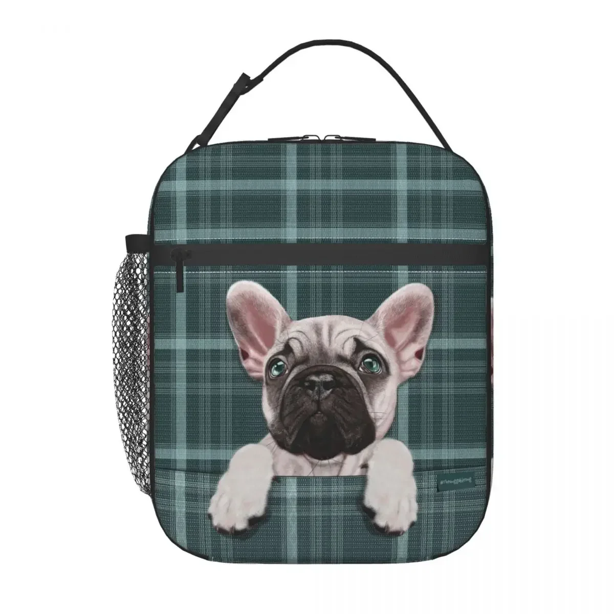 Сумка для обеда с животными французским бульдогом забавная коробка завтрака
