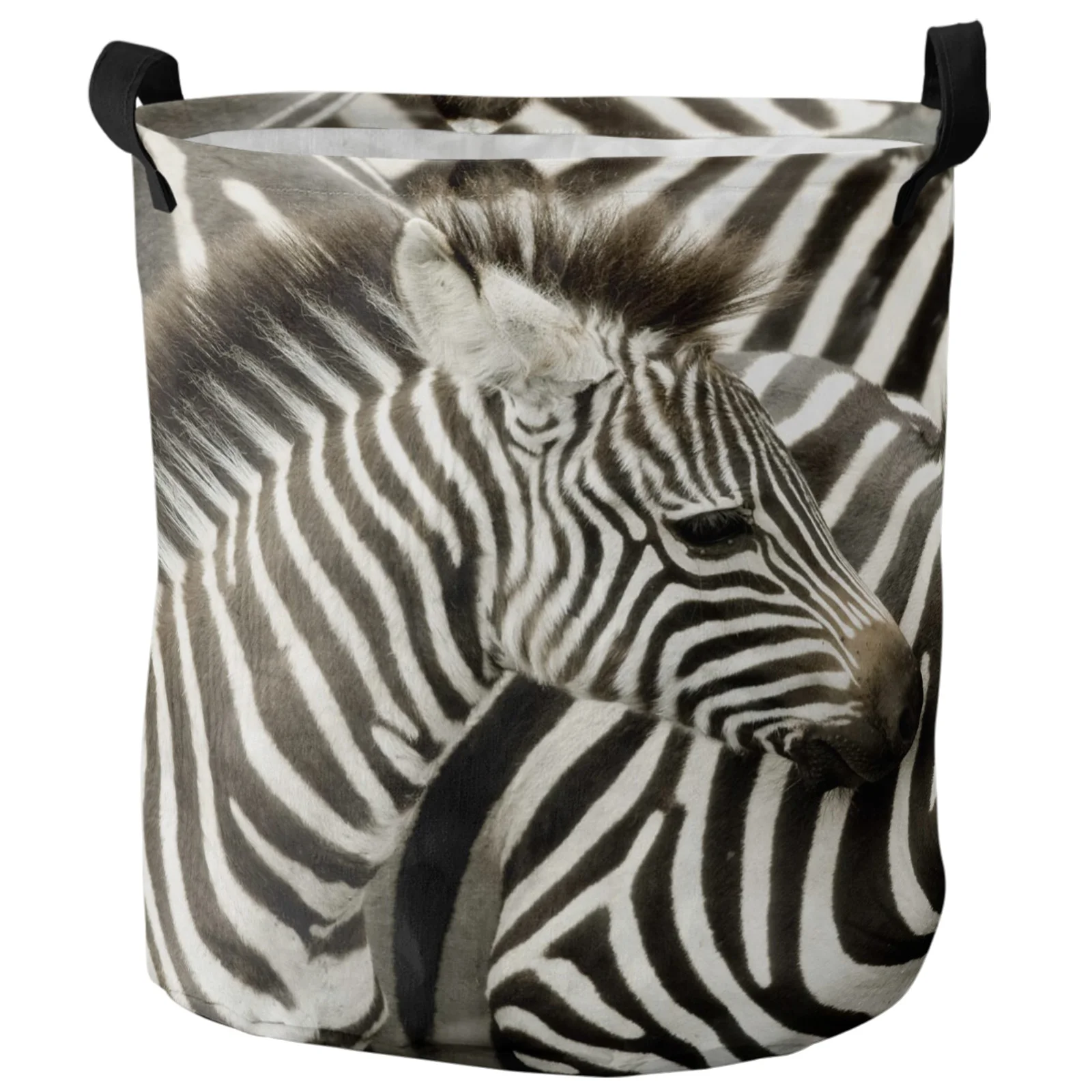 

Корзина для грязного белья «Зебра», складной круглый водонепроницаемый органайзер для дома, корзина для одежды, детская корзина для хранен...