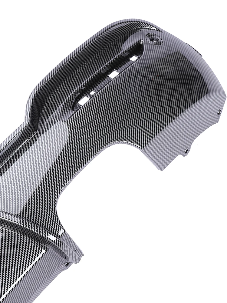 Фото Диффузор заднего бампера Carbon M Tech для BMW 3 серии GT F34 2013-2020 M-Performance, разветвитель бампера, задний диффузор поворота №5