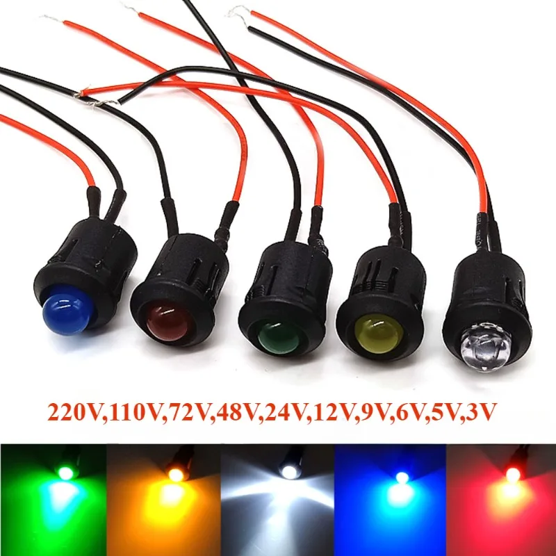 Предварительно проложенные светодиоды BALL 8 мм