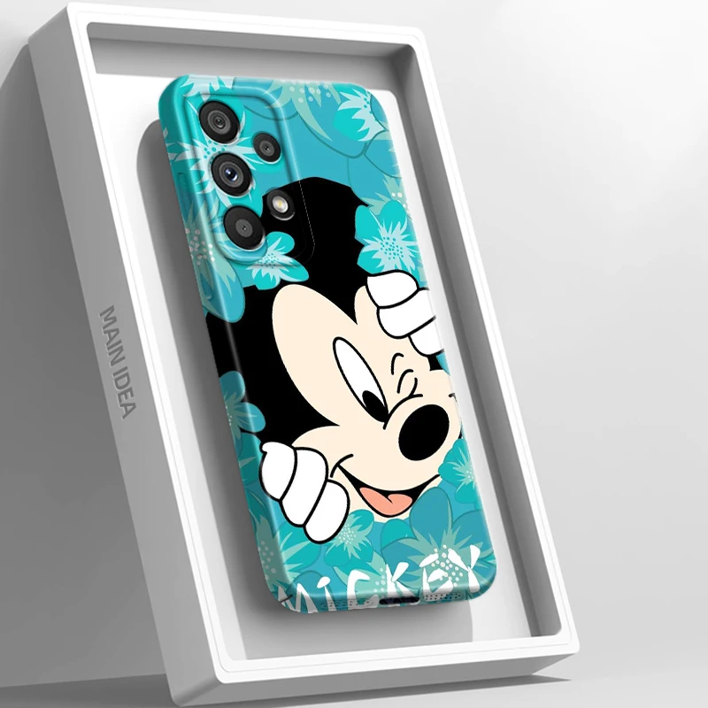 

Disney Duck Mickey Minnie Film Phone Case For Samsung A73 A54 A53 A34 A32 A23 A22 A21 A14 A13 A12 A04 5G Feilin Hard Cover