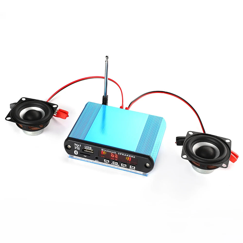 AIYIMA MP3 декодер усилитель мощности аудио 2x15 Вт стерео Bluetooth 2 дюйма 4 Ом 12