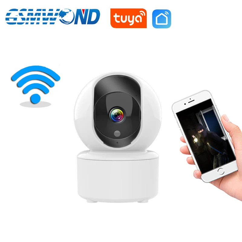 

Tuya WiFi Indoor Camera 1080P HD Home Security Surveillance Camera Motion Tracking And Support Night Function Smart Life APP