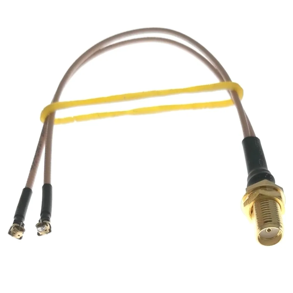 

Переходник с гнезда SMA на 2 × MS156(DIY IPX), 20 см
