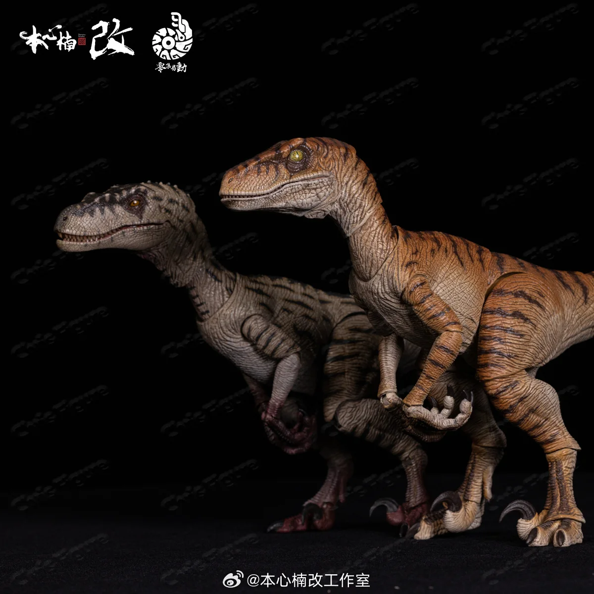 Фото В наличии |   Фигурка Benxin Nanga (Rerun) Velociraptor 2.5+ с функцией Follow-Me Eyes, высокой степенью артикуляции, серия Zero Mobility №1