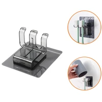1pc removable toothbrush holder travel stand toilet shaver organizer tooth brush storage rack bathroom gadgets