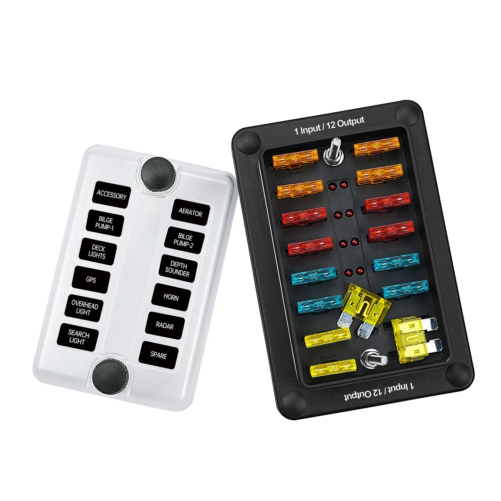 

Блок предохранителей со светодиодным индикатором, блок предохранителей ATO ATC стандартного типа 32 В, блок предохранителей ATO ATC для автомобил...