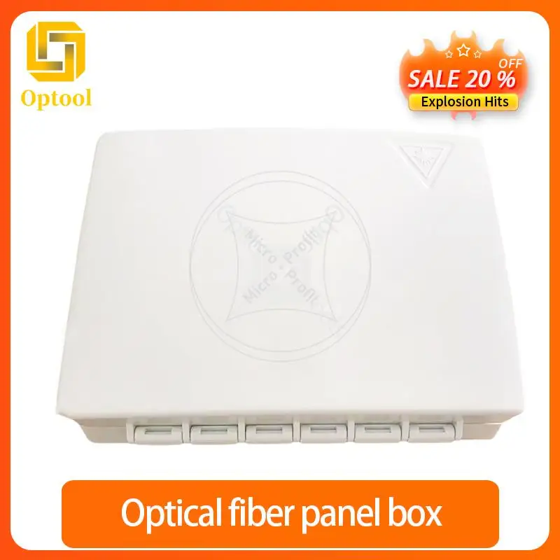 

10pcs/Lot FTTH 4-port Fiber Panel Fiber Optic Terminal Junction Box 86 Information Panels 86 Desktop Box Free Shipping