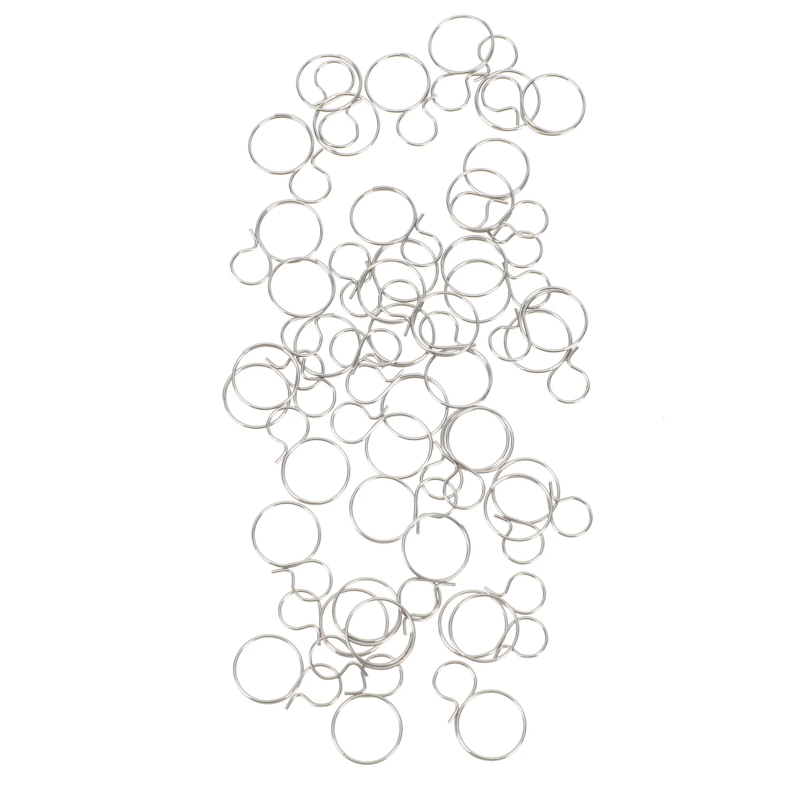 

40pcs Chandelier Gems Connectors Chandelier Pendants Parts Crystal Drops Rings