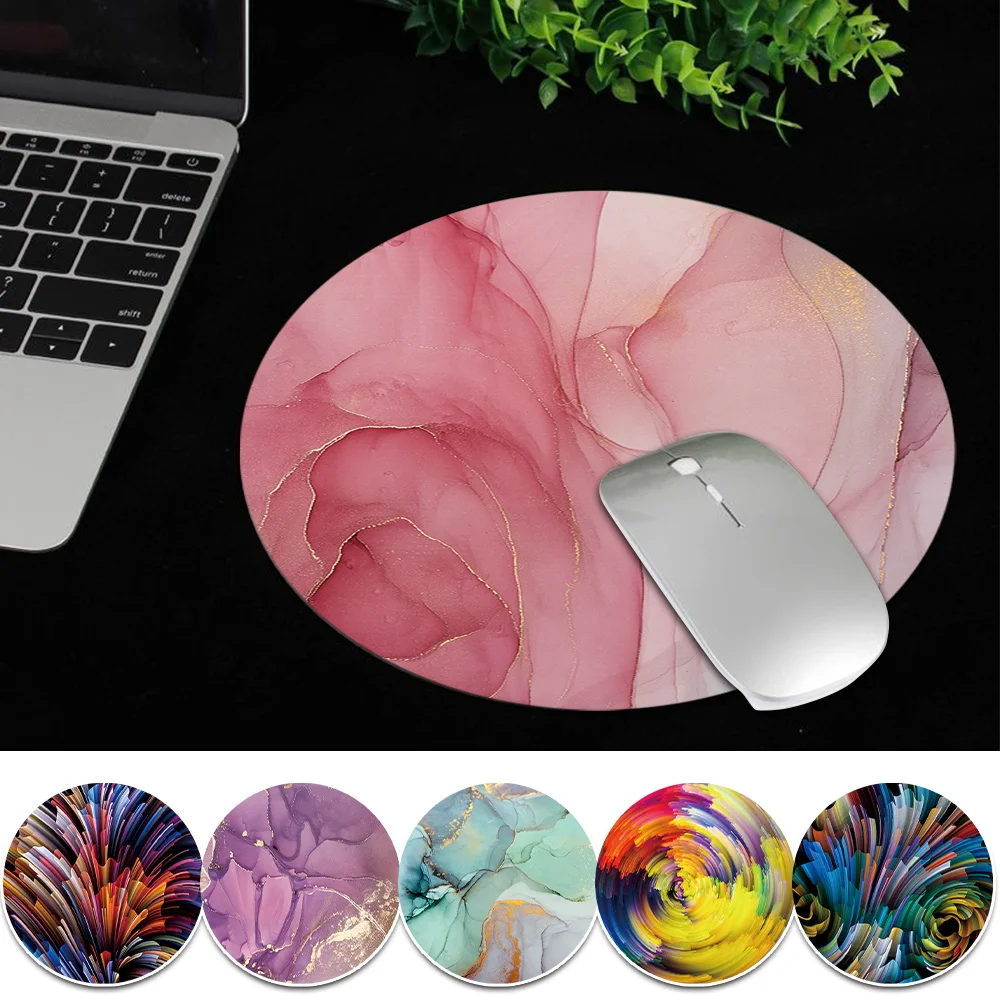 

Waterproof Gaming Mouse Pad Gamer PU Leather Desk Mat 22x22CM Small Mausepad Non-slip Computer Accessories Mice Cushion