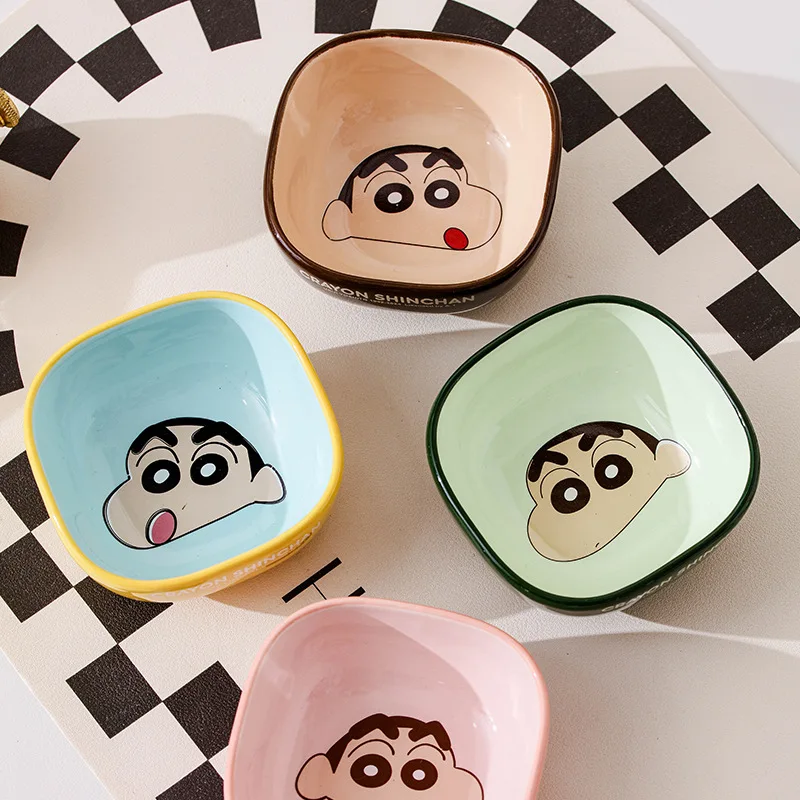 Kawaii аниме карандаш Шин-тян керамическая миска мультфильм анимация посуда