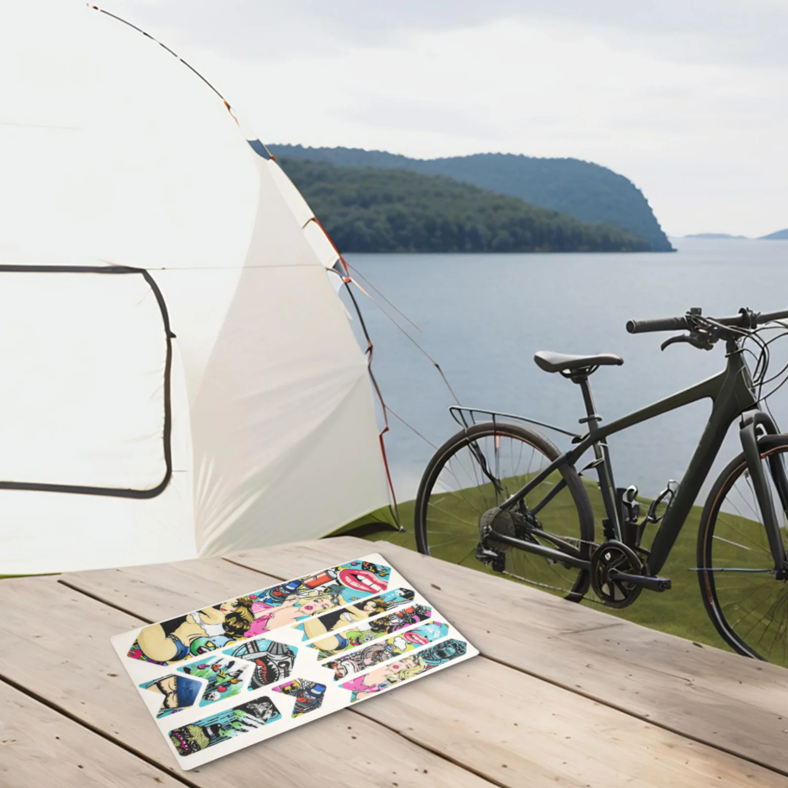 Новые практичные наклейки на раму велосипеда защитная лента велосипедные детали