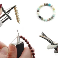 jewelry sewing tools accessory needle parts handmade diy beads string knotting secure knots stringing pearls bracelet necklace