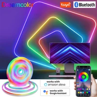 rgbic smart led neon strip 12v dream color waterproof flexible tape wifibluetoothrf remote control chasing effect diy lighting